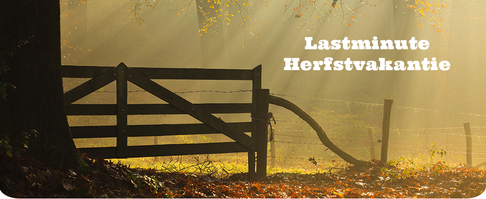Lastminute herfstvakantie Lastminute herfstvakantie
