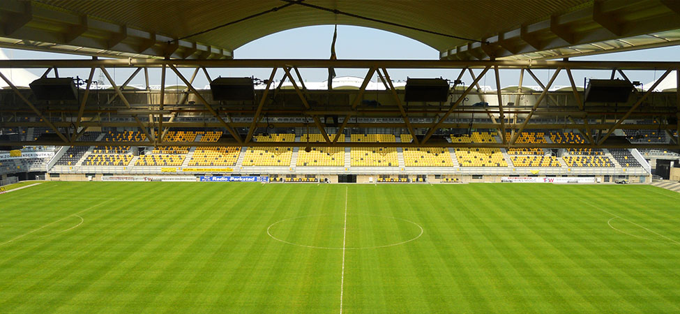 overnachten in het stadion van kerkrade