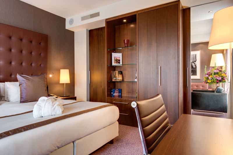 Hotelkamer Amsterdam CrownePlaza arrangement aanbieding