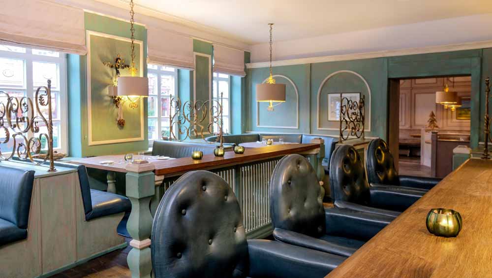 Design hotel Zum Loewen restaurant bar diner Duitsland