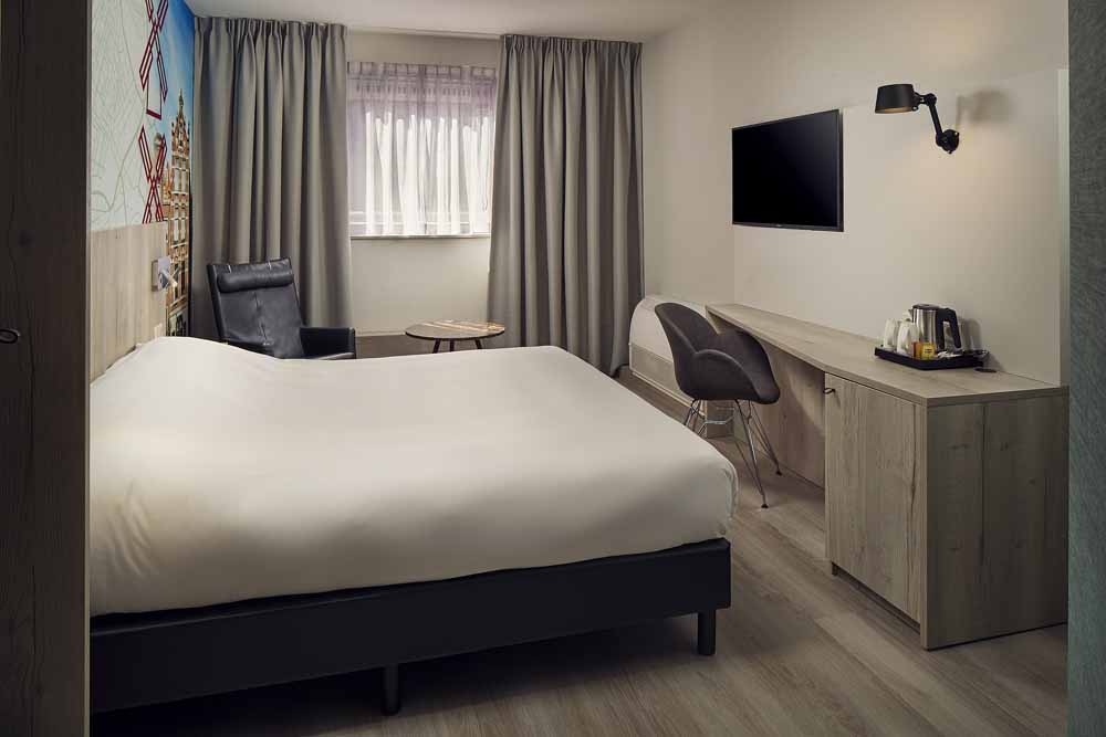 inntel hotels Amsterdam centre city double kamer overzicht