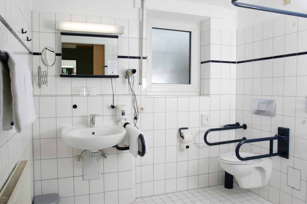 Aangepaste badkamer Hotelactie Duitsland