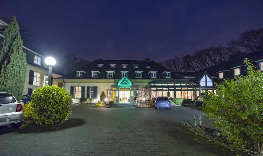 Aanzicht hotel waldhotel duitsland