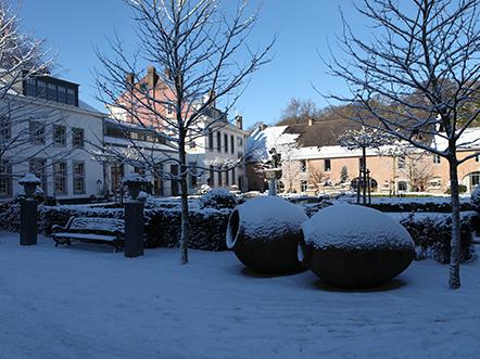 hotel landgoed altembrouck belgie sneeuw