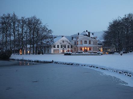 hotel landgoed altembrouck belgie winter